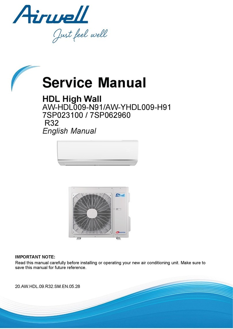 Airwell AW-HDL009-N91 User manual