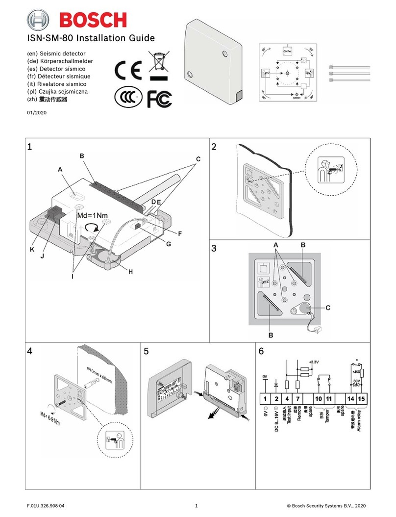 Bosch ISN?SM?80 installation guide