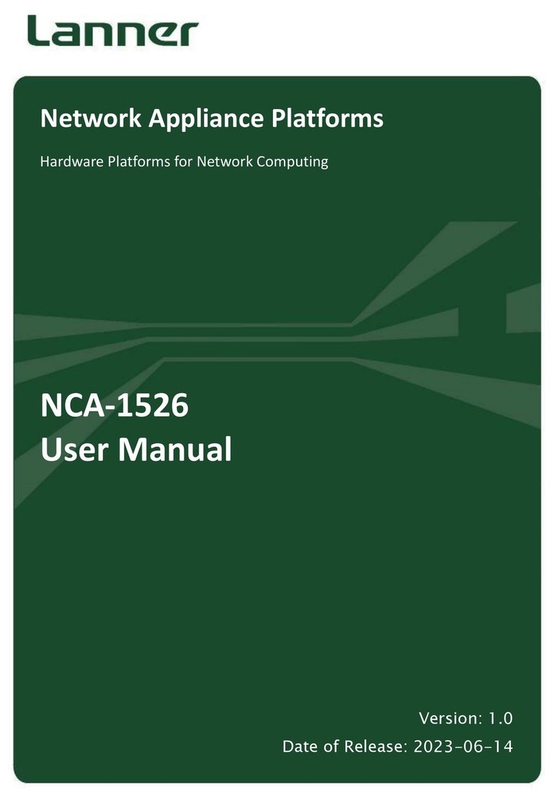 Lanner NCA-1526 user manual