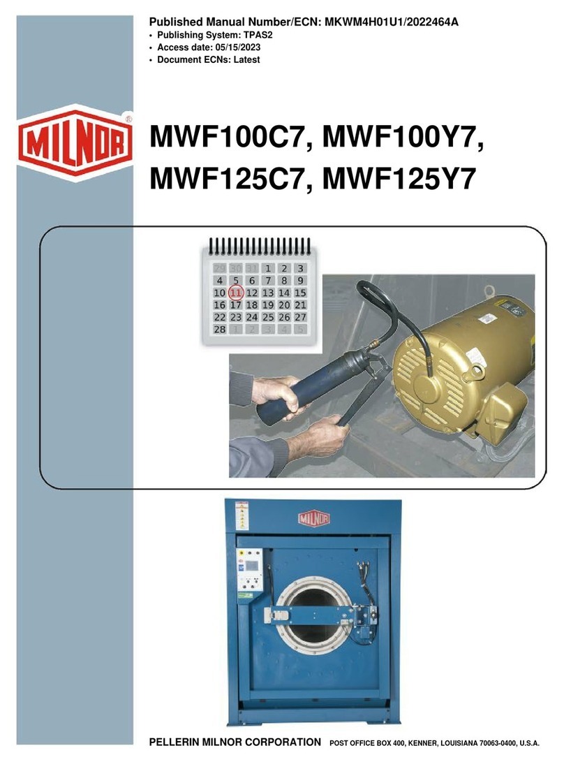 Milnor MWF100C7 User manual