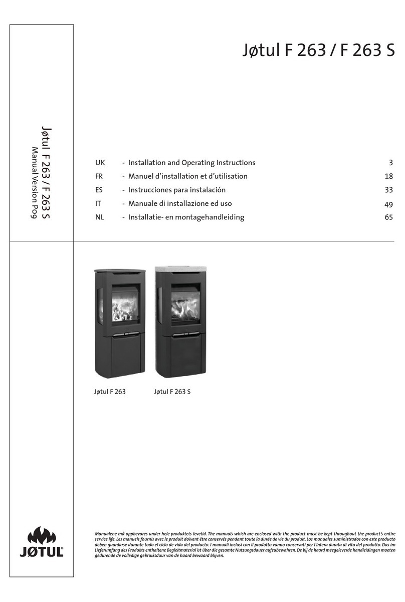 Jøtul F 263 User manual
