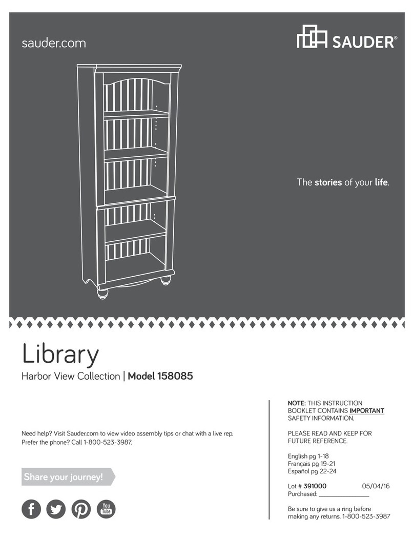 Sauder Harbor View 158085 User manual