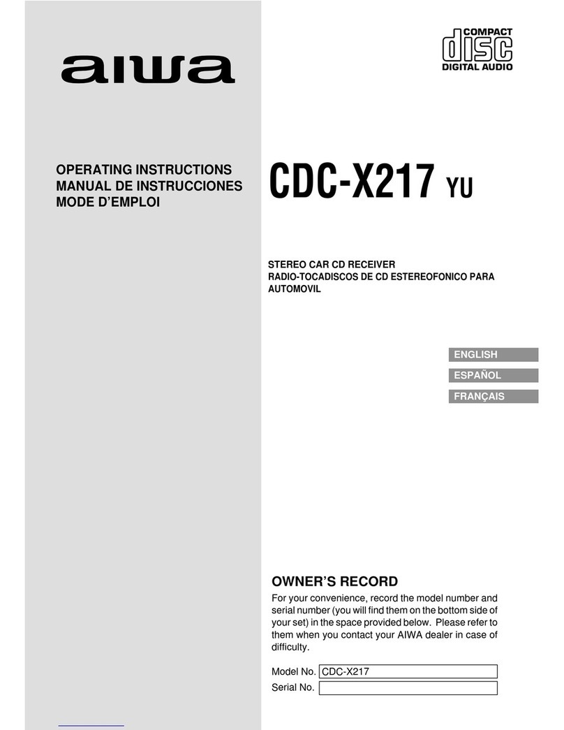 Aiwa CDC-X217 operating instructions