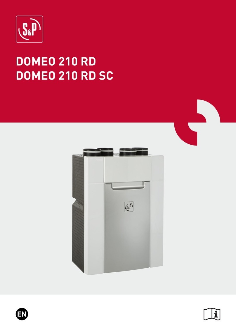 S&P DOMEO 210 RD User manual S&P DOMEO 210 RD User manual