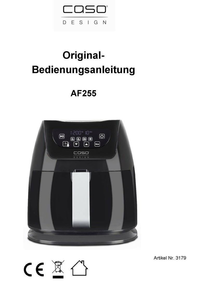CASO DESIGN AF255 Original operating manual