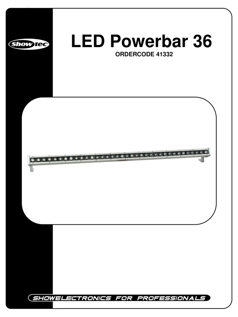Show Tec LED Powerbar 36 User manual