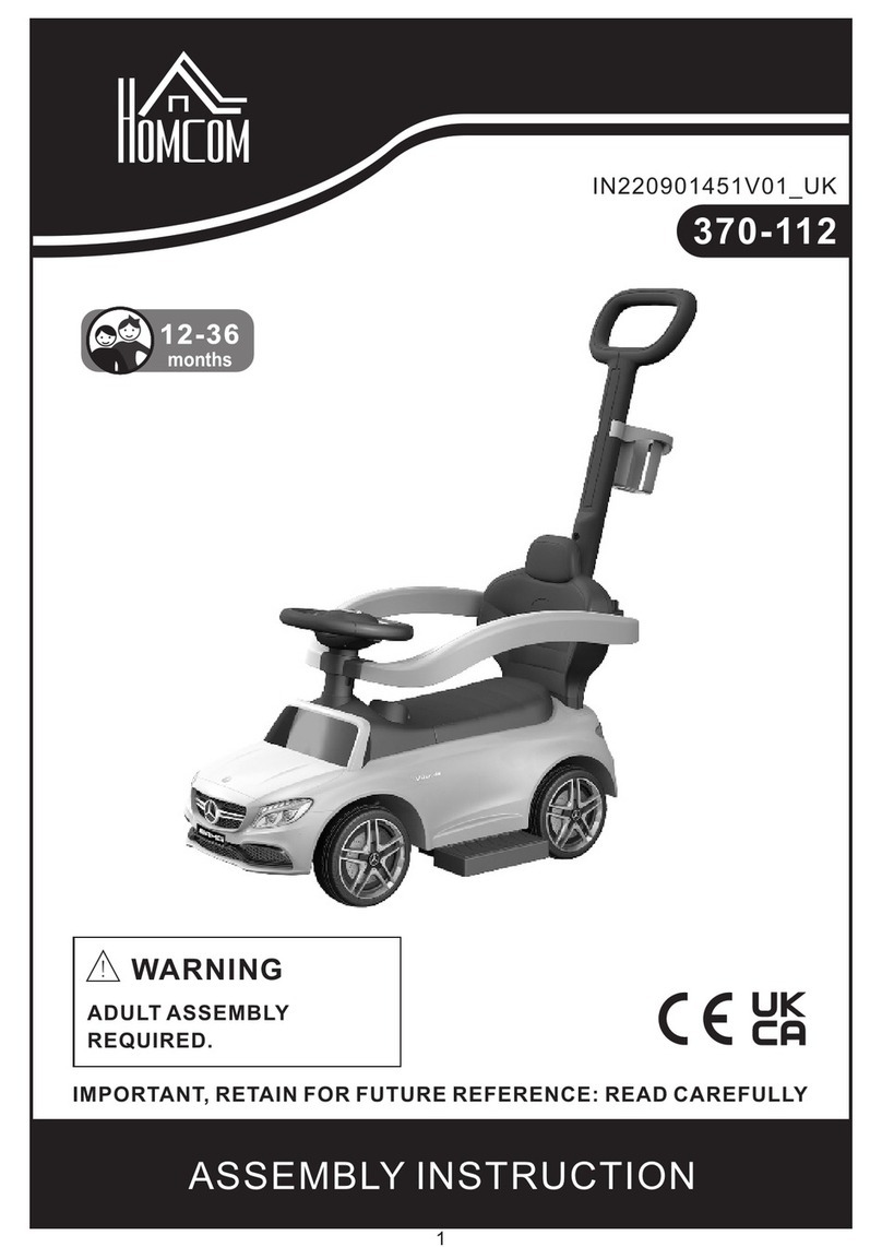 HOMCOM 370-112 Assembly instruction