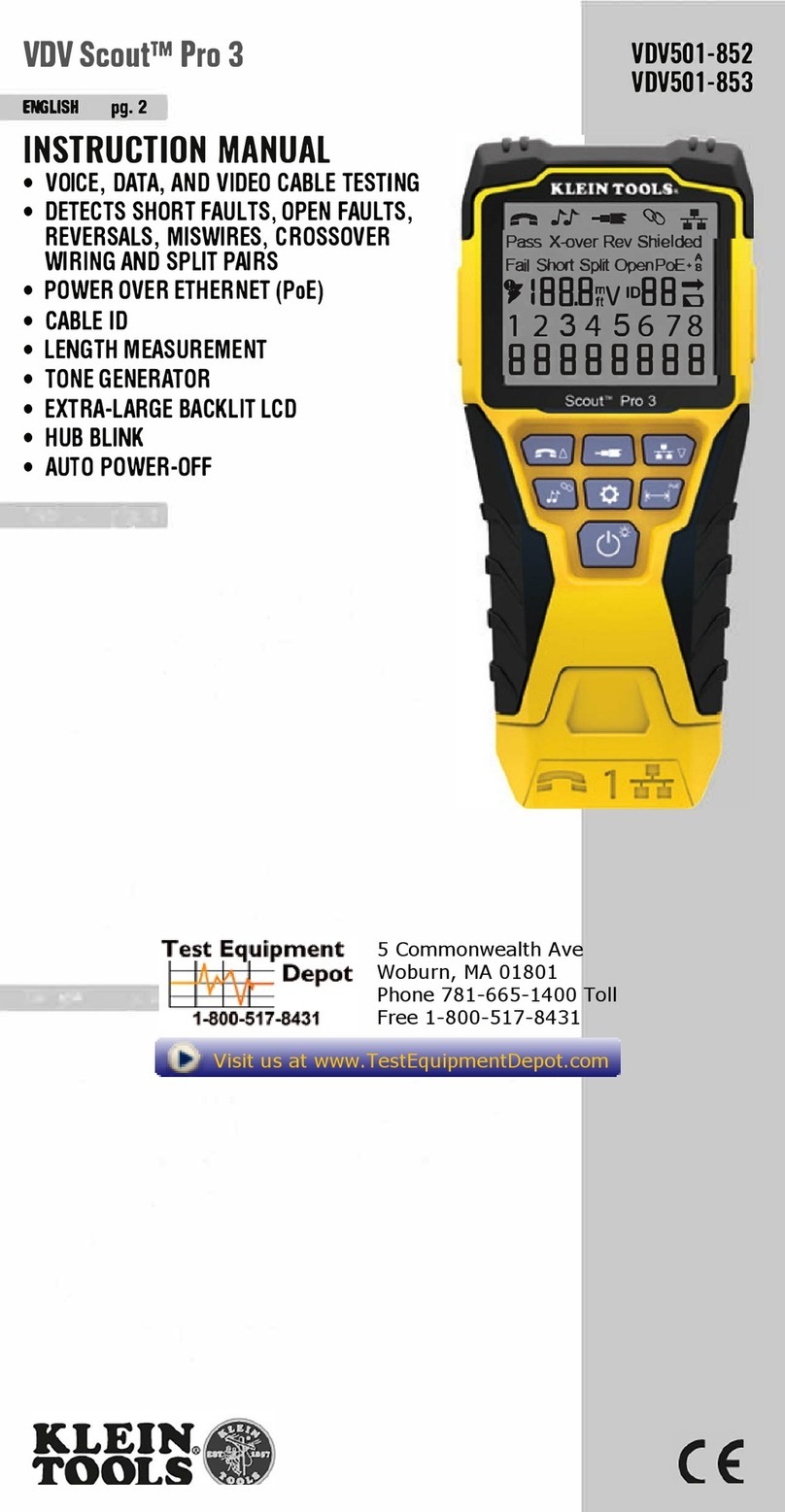 Klein Tools VDV501-853 User manual