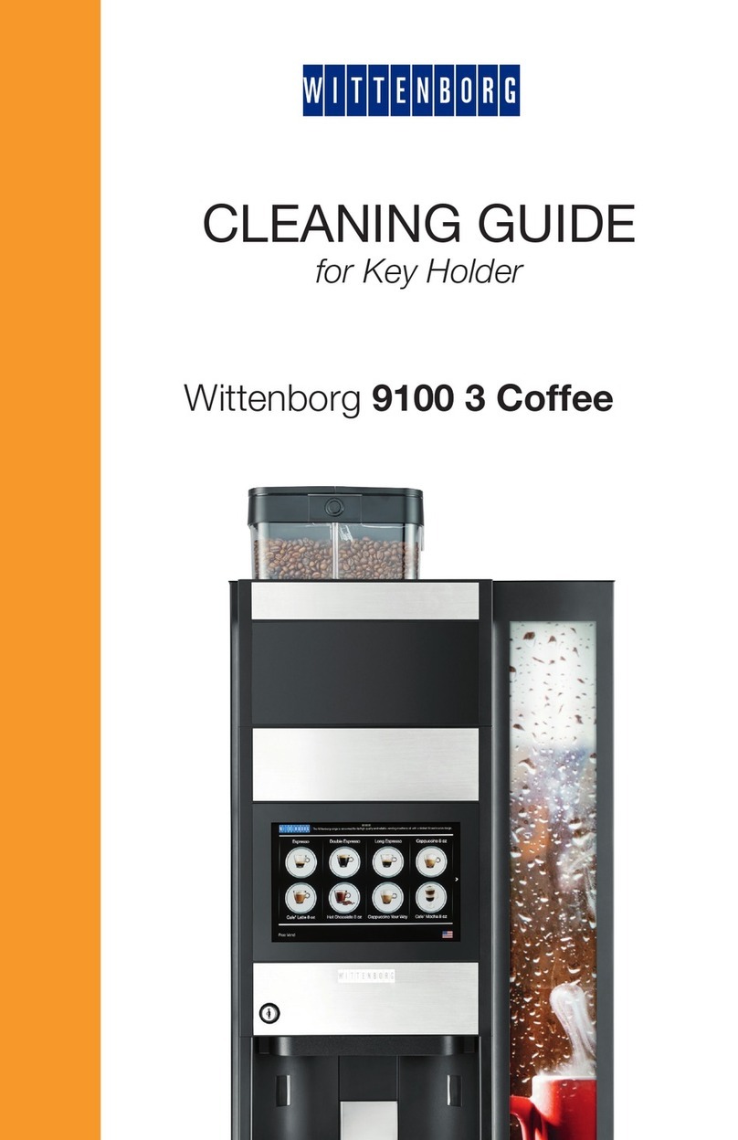 Wittenborg 9100 3 Coffee User manual