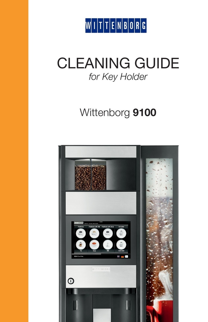 Wittenborg 9100 Cleaning guide Wittenborg 9100 Cleaning guide