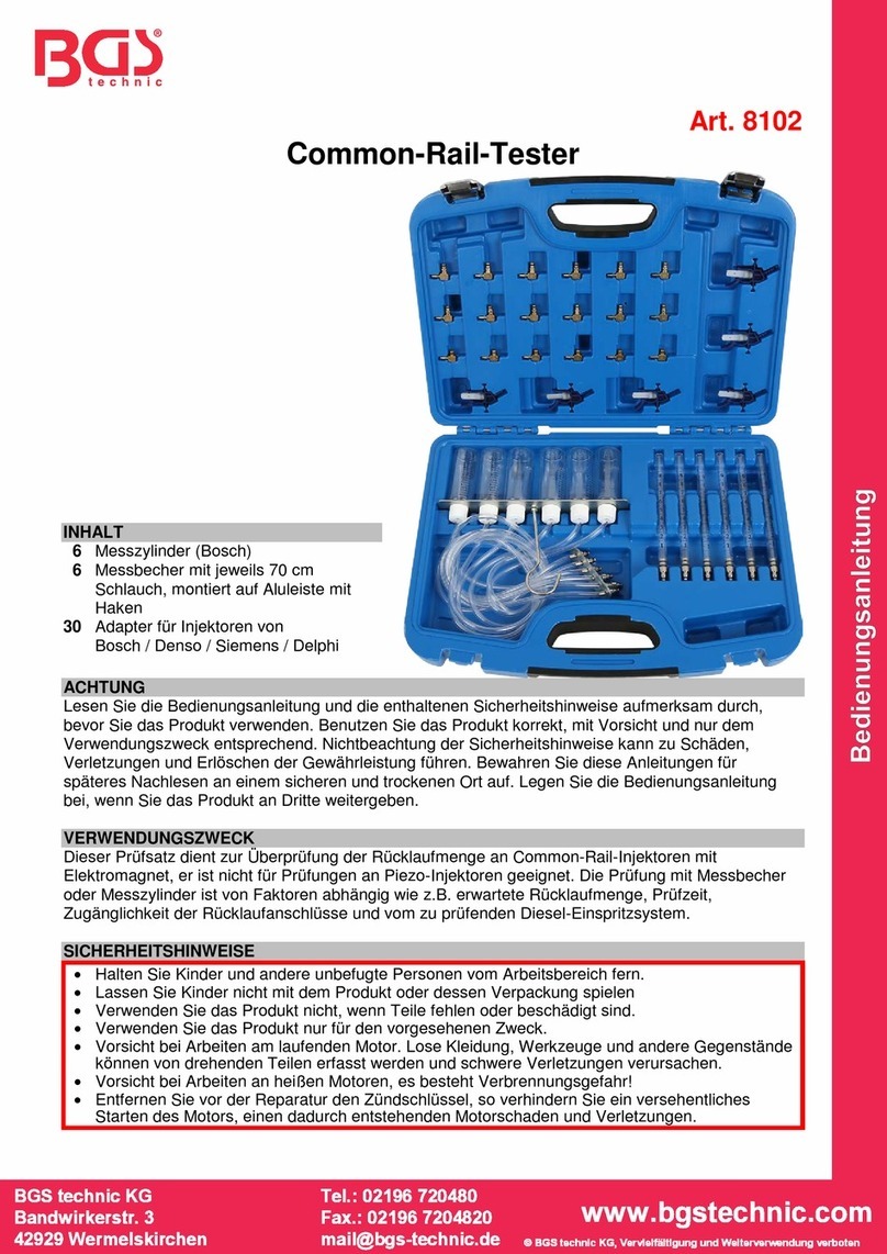 BGS technic 8102 instruction manual