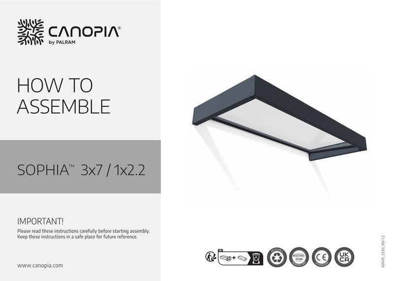 Palram CANOPIA SOPHIA 3x7 / 1x2.2 Administrator Guide