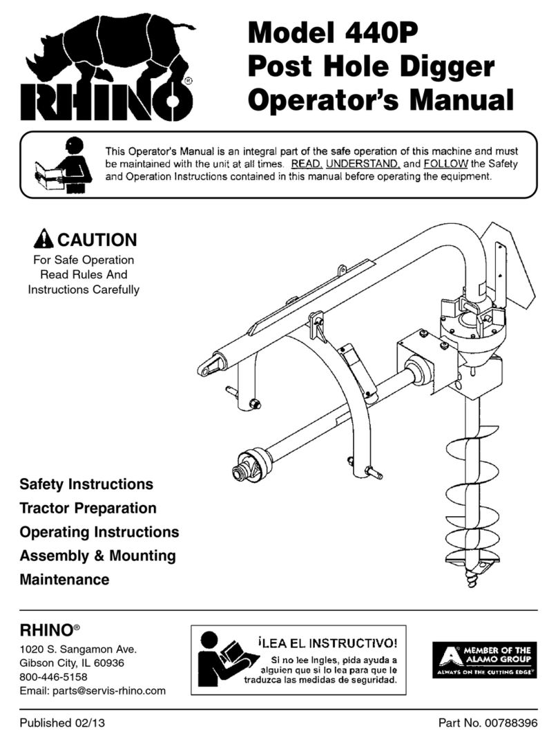 RHINO 440P Operator's manual