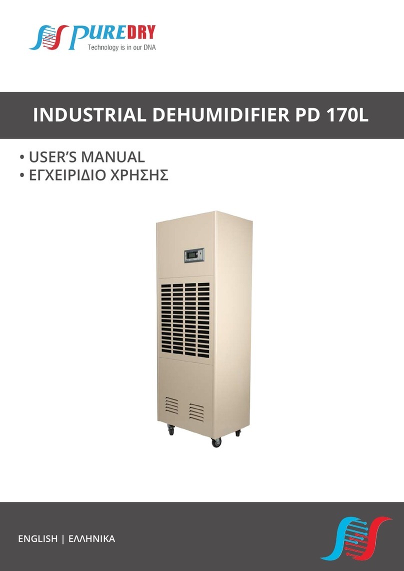 Puredry PD 170L User manual