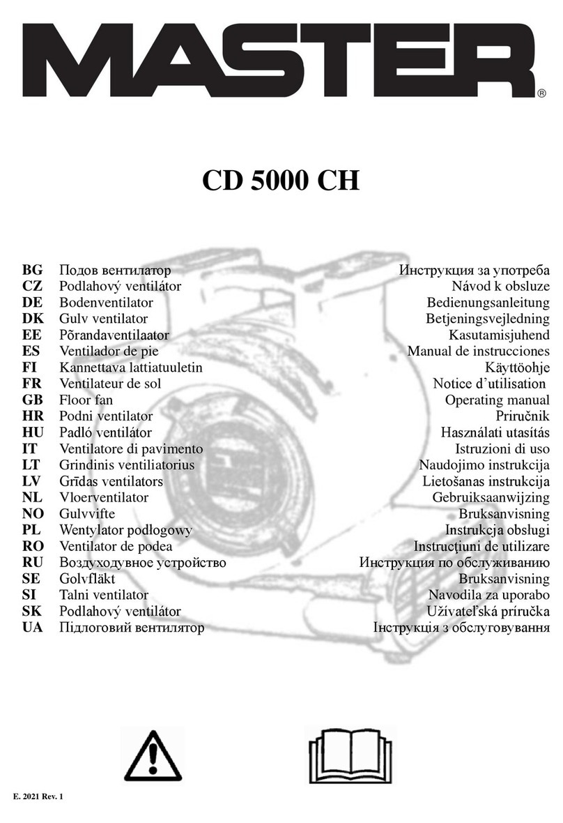 Master CD 5000 CH operating manual