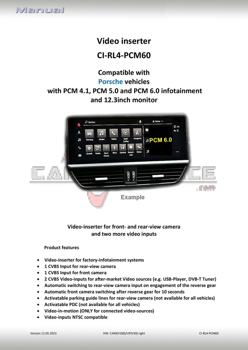 Car-Interface.com CI-RL4-PCM60 User manual Car-Interface.com CI-RL4-PCM60 User manual