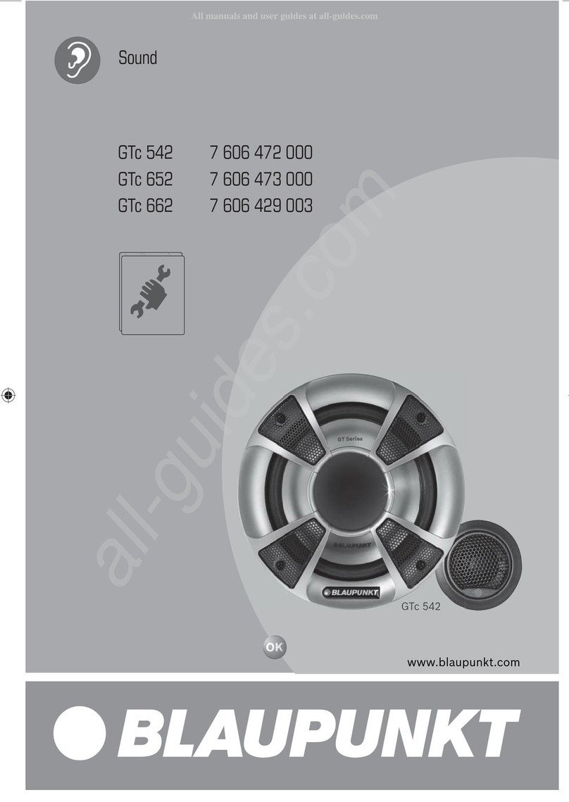 Blaupunkt GTc 542 Mystic User manual