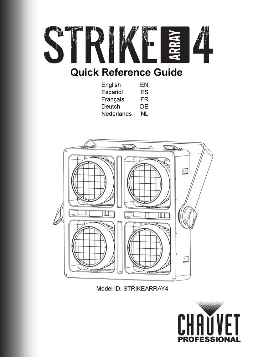 Chauvet Professional STRIKE ARRAY 4 User manual