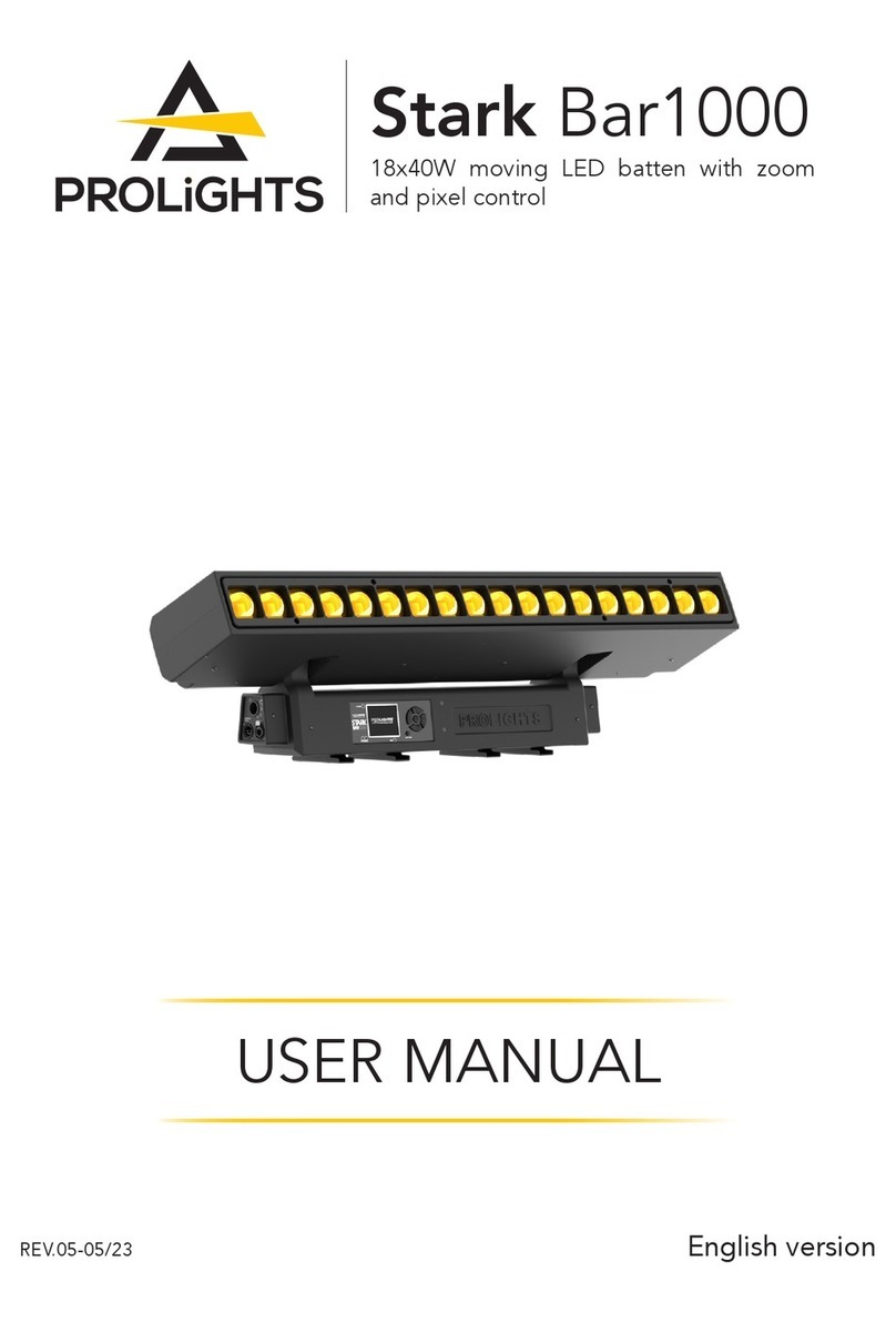 ProLights Stark Bar1000 user manual