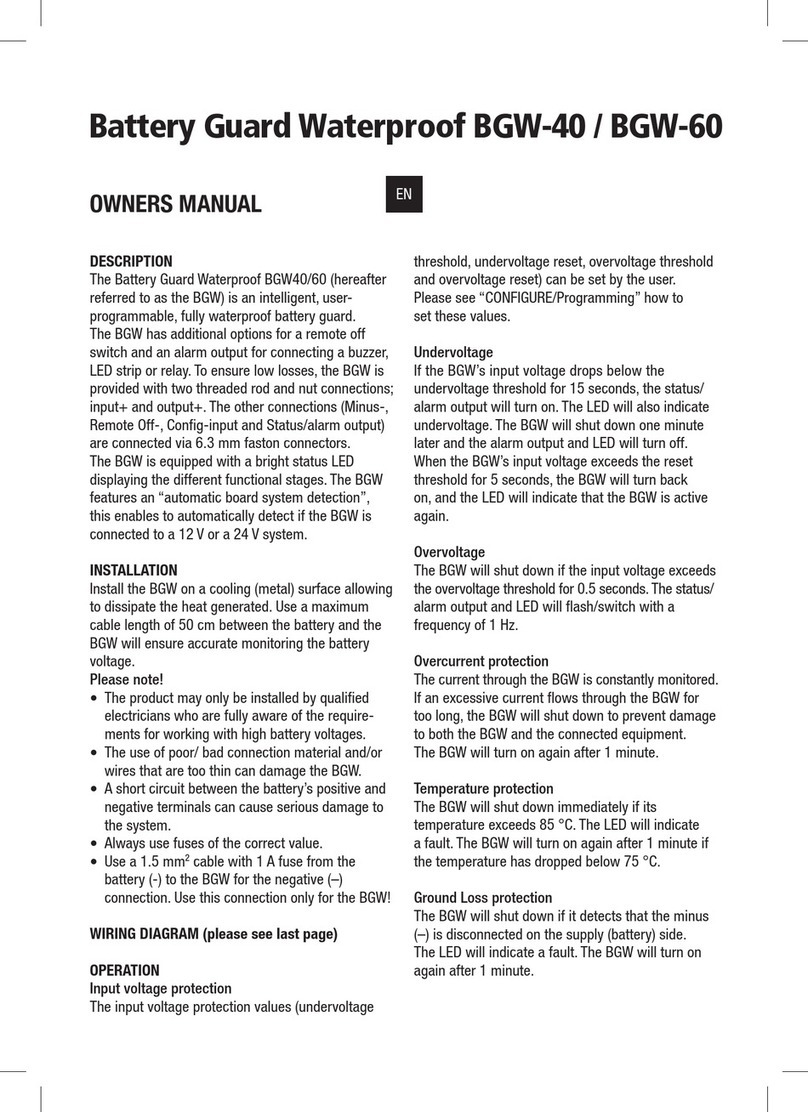Samlexpower BGW-40 owner's manual