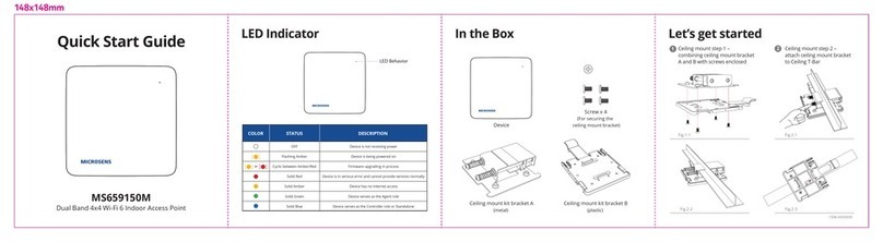 Microsens MS659150M quick start guide