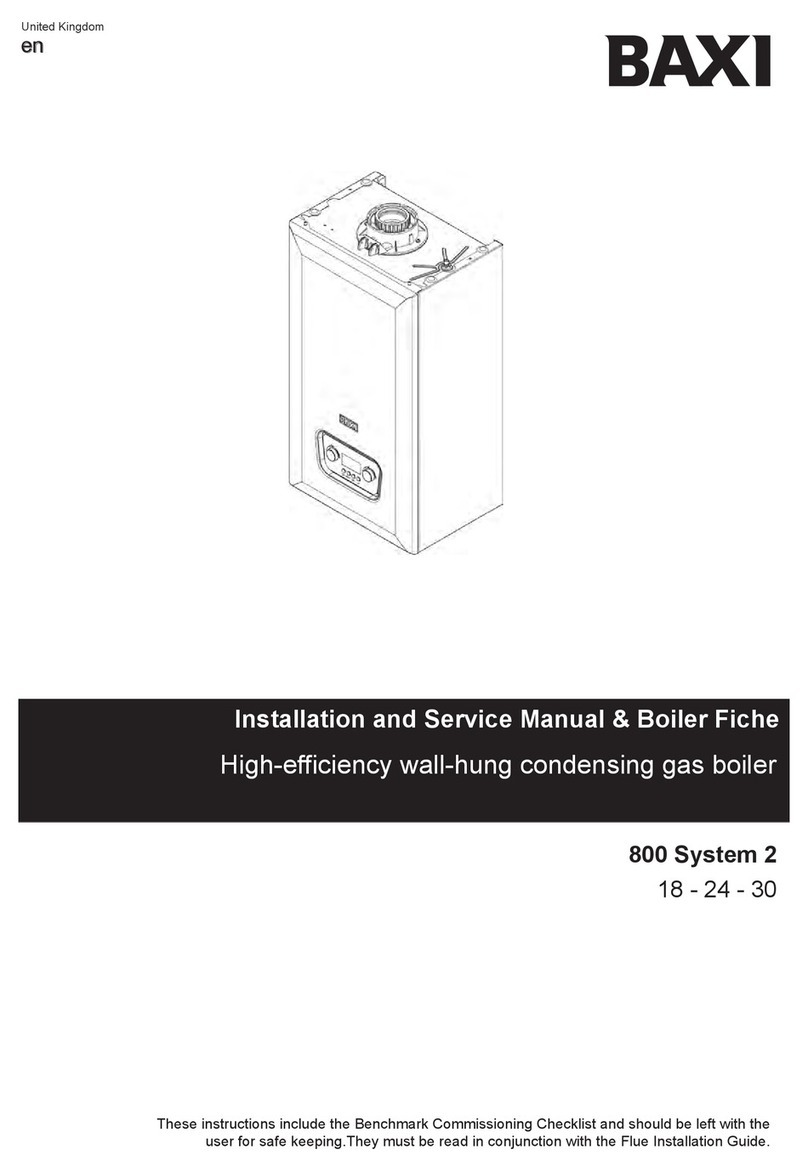 Baxi 800 System 2 18 Installation and service manual