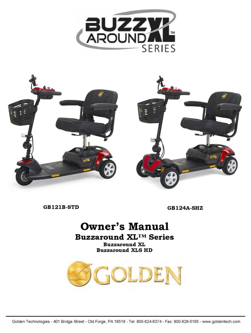 Golden Technologies Buzzaround Lite GB121B-STD User manual