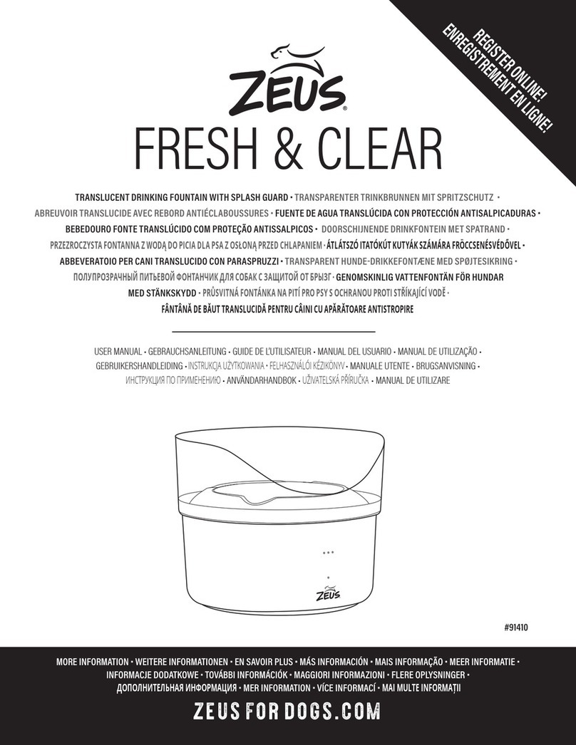 Hagen Zeus Fresh & Clear user manual Hagen Zeus Fresh & Clear user manual