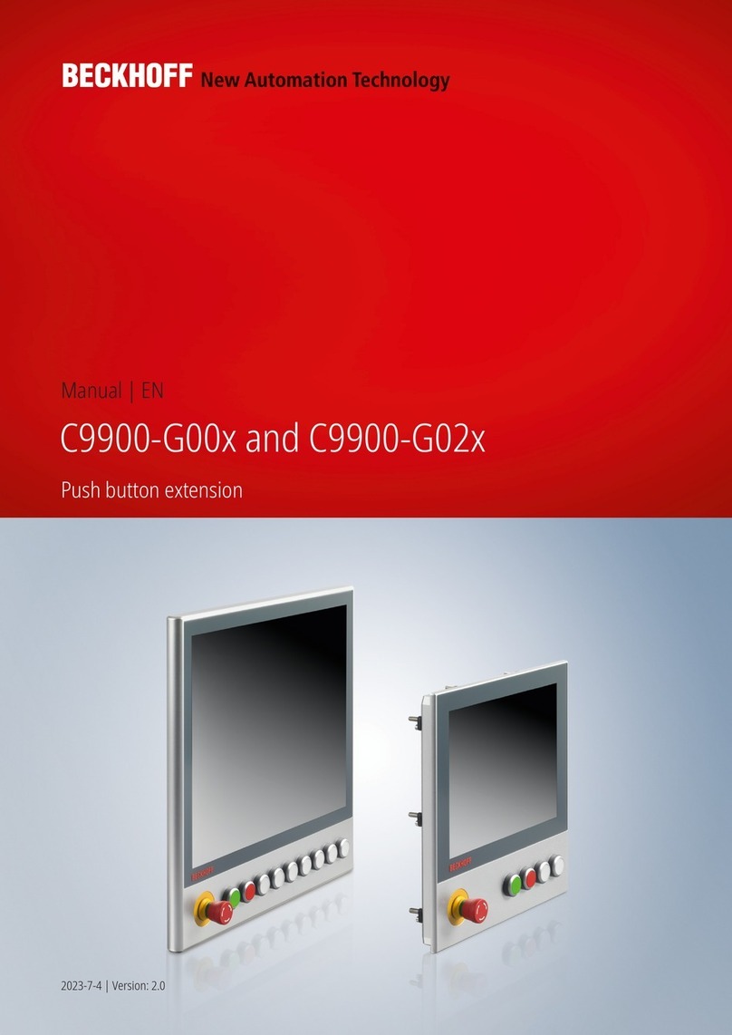 Beckhoff C9900-G00 Series User manual