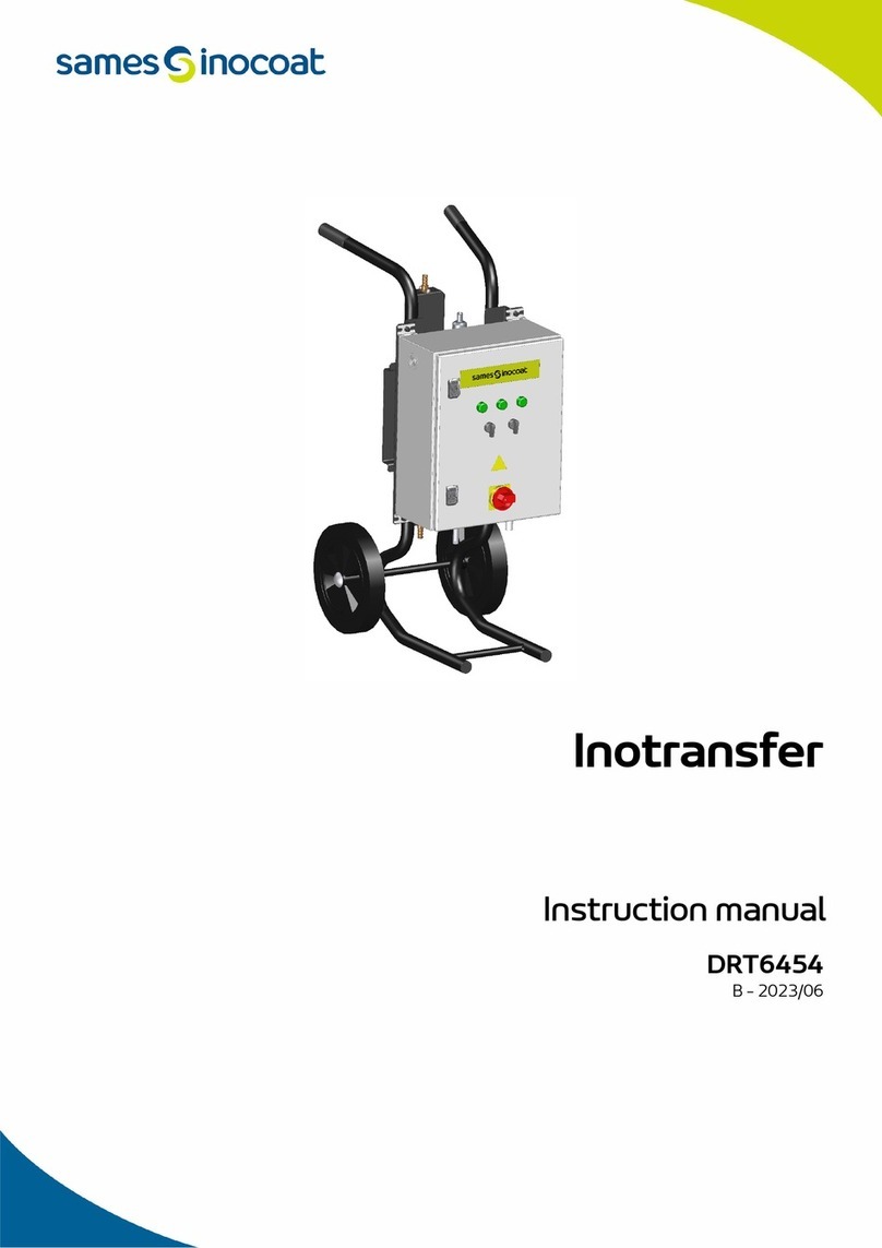 Sames Inocoat Inotransfer instruction manual