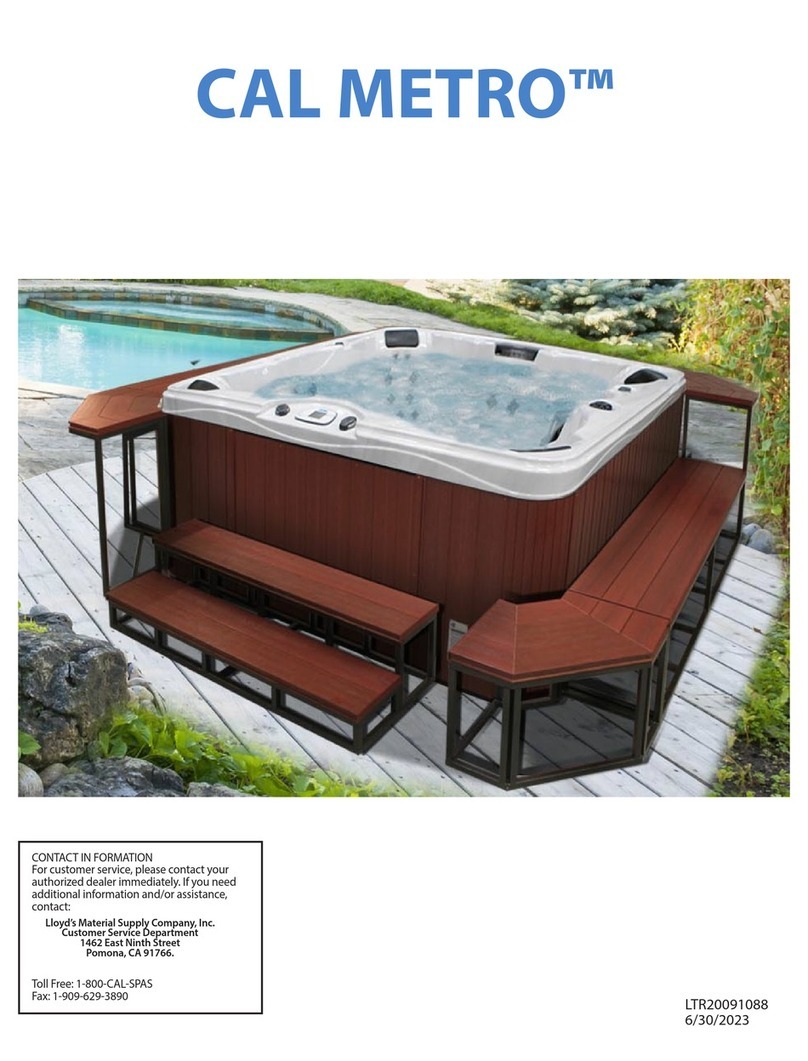 Calspas CAL METRO User manual