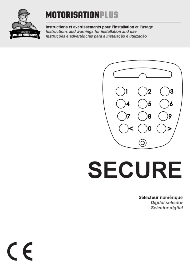 Motorisation+ SECURE manual