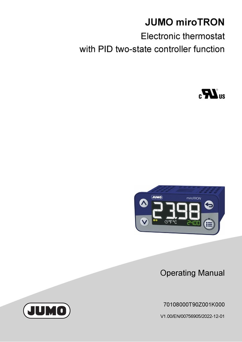 JUMO miroTRON operating manual