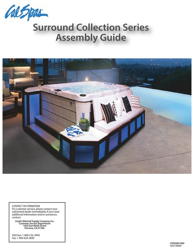Calspas Surround Series User manual