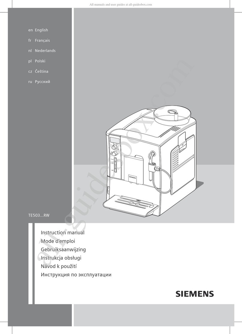 Siemens TE503 RW Series User manual
