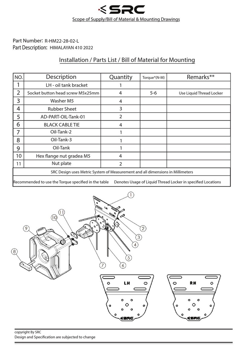 SRC R-HM22-28-02-L User manual
