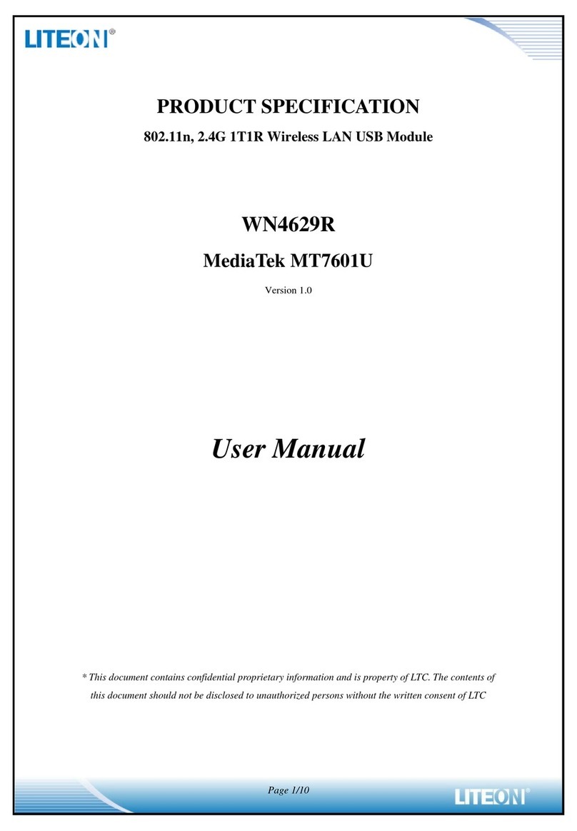 LiteOn WN4629R User manual