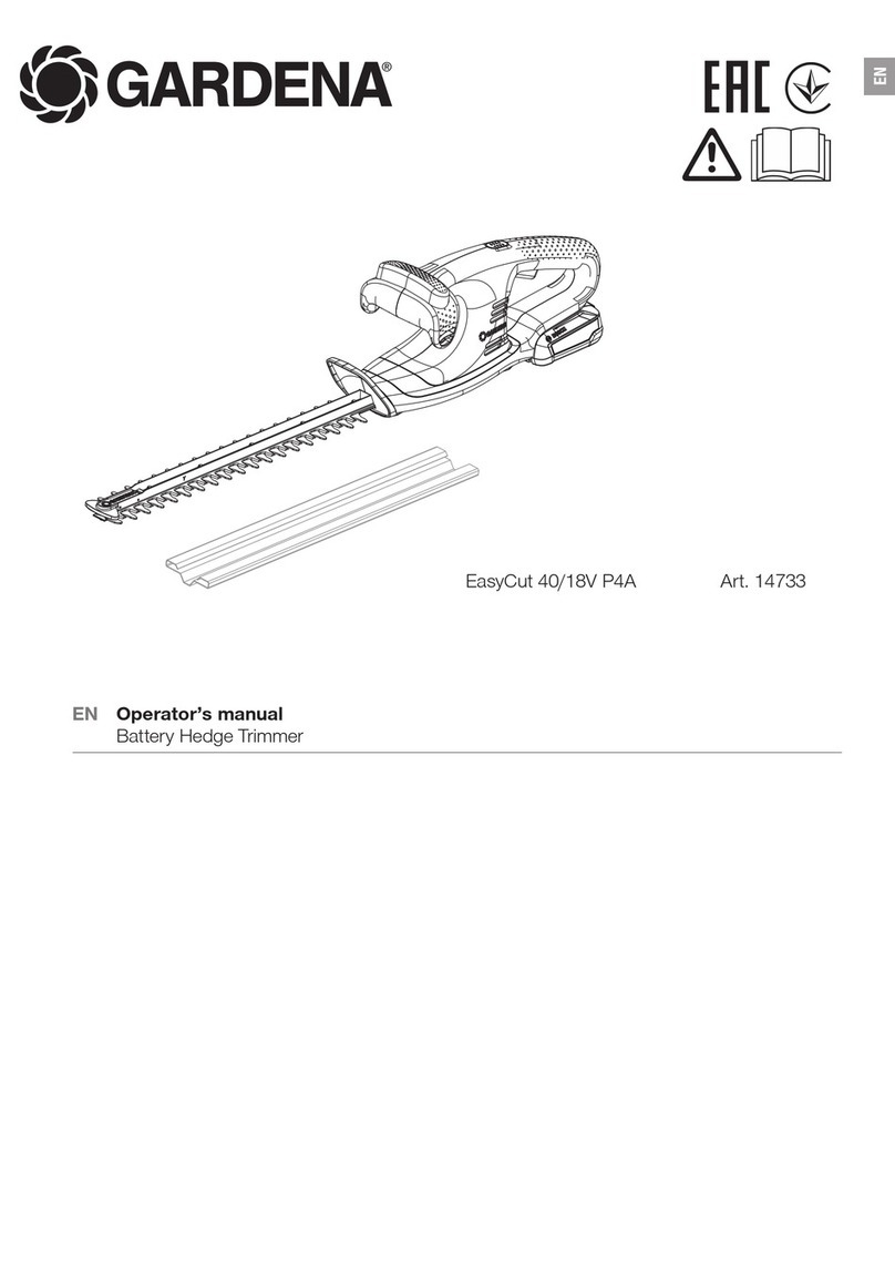 Gardena EasyCut 40/18V P4A User manual