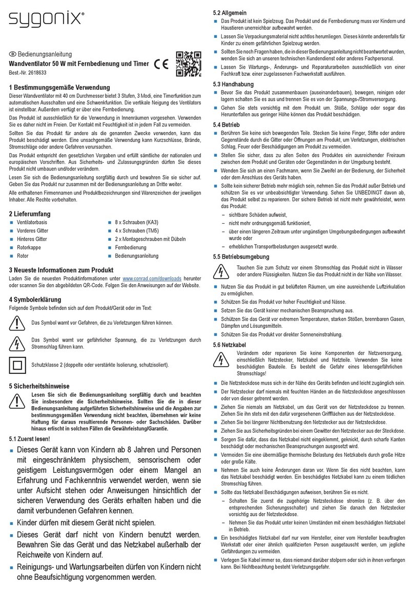 Sygonix 2618633 operating instructions Sygonix 2618633 operating instructions