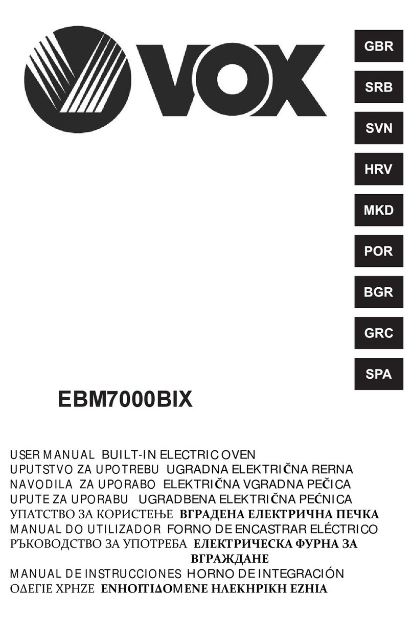 Vox EBM7000BIX User manual