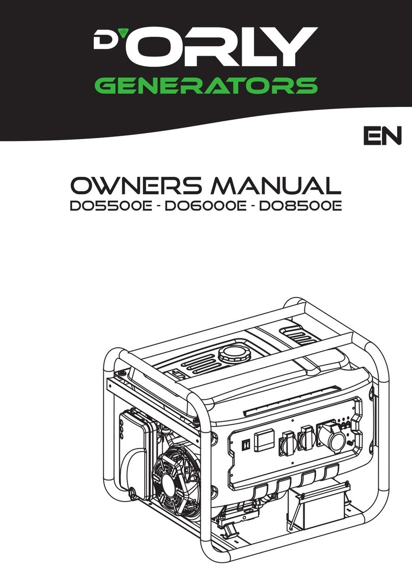 D'Orly DO5500E owner's manual