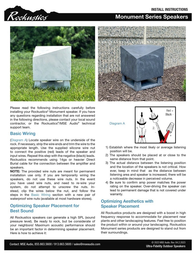 Rockustics Monument Series Configuration guide
