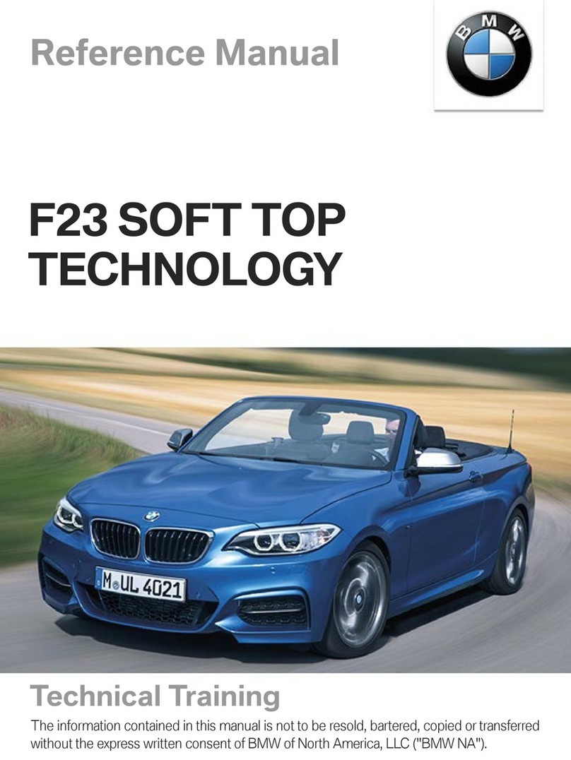 BMW F23 Soft Top Technology Reference manual