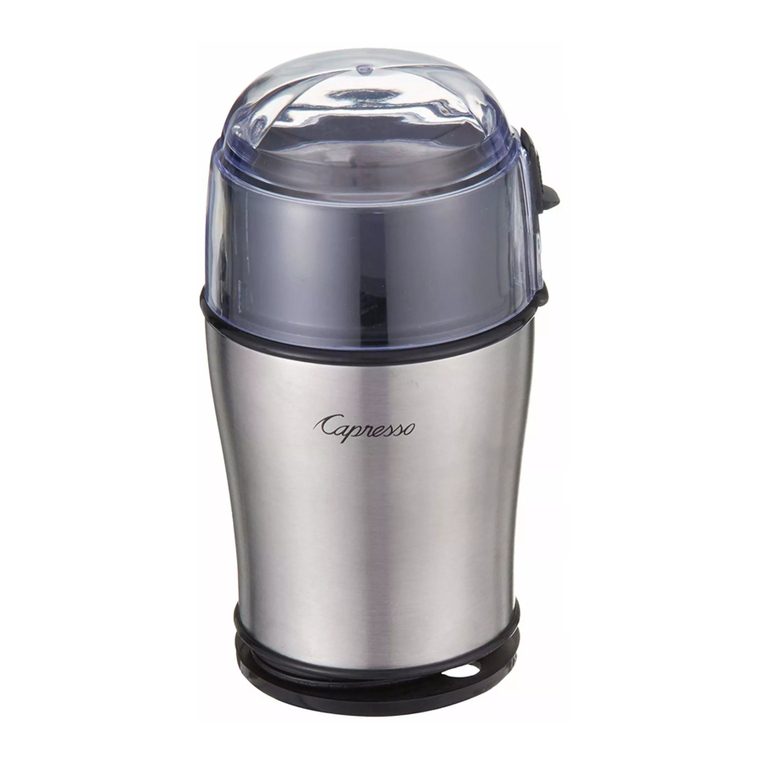 Capresso Cool Grind PRO user manual
