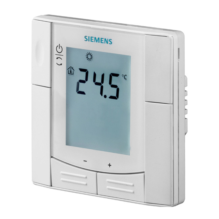 Siemens RDD310/EH User manual