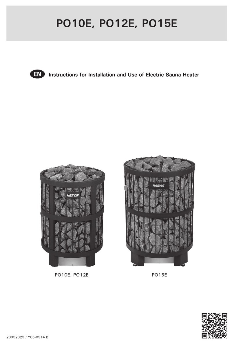 Harvia PO10E User manual