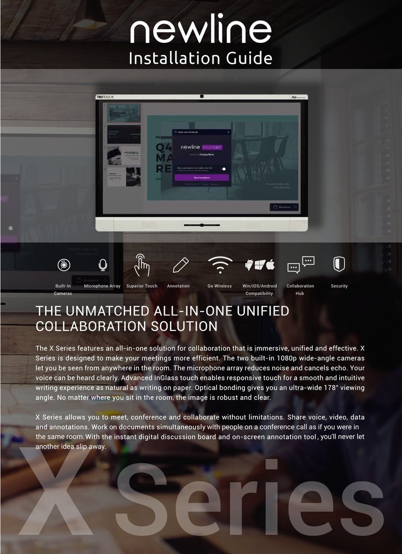 NewLine TRUTOUCH X6 User manual