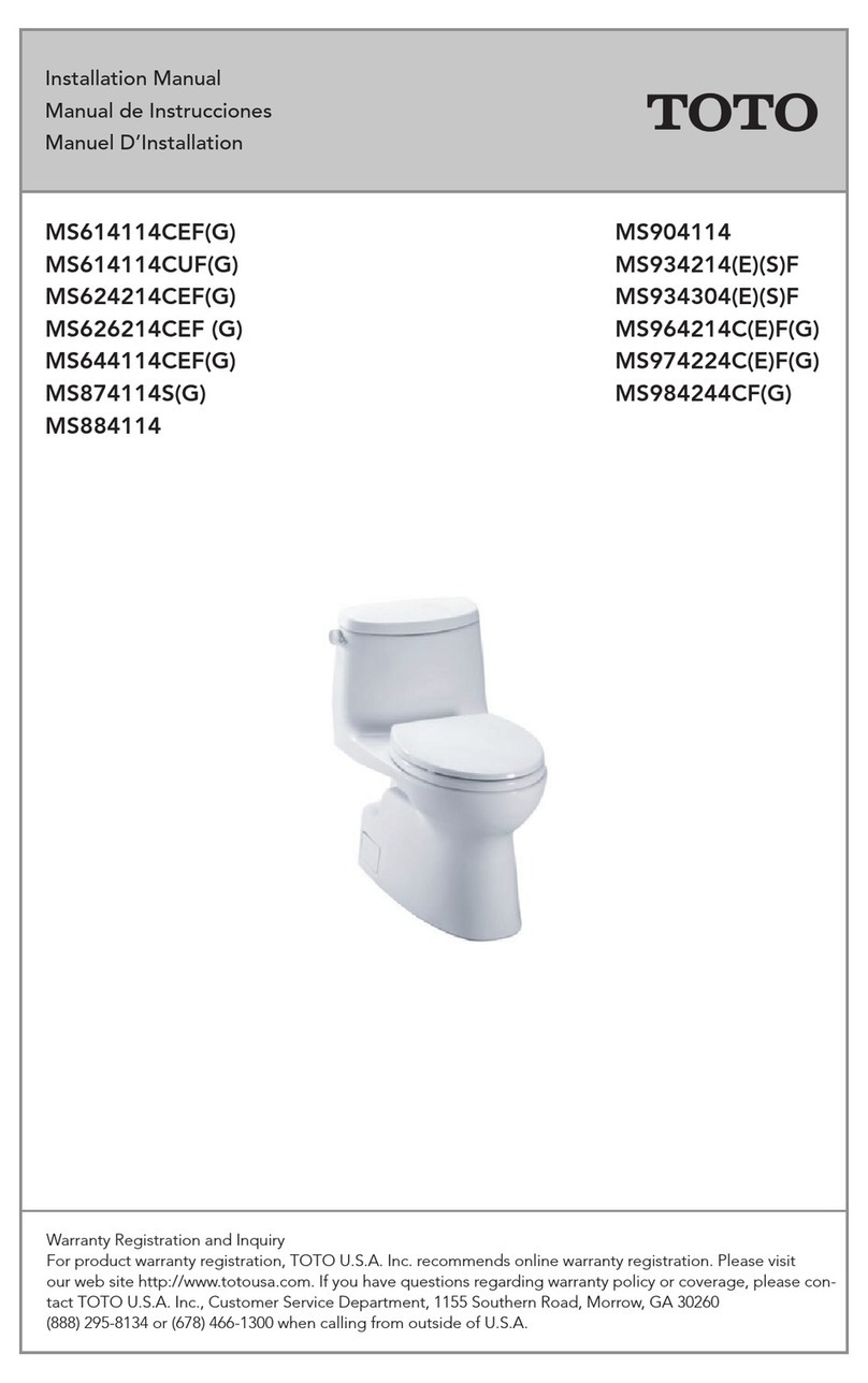 Toto MS624214CEF User manual