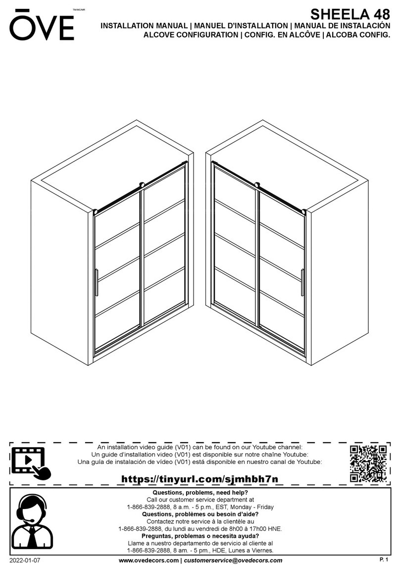 OVE SHEELA 48 User manual