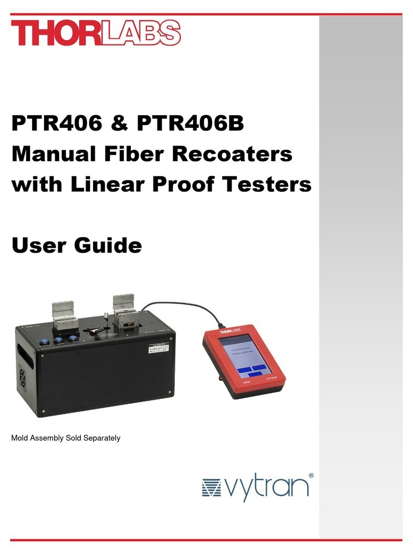THORLABS vytran PTR406 user guide